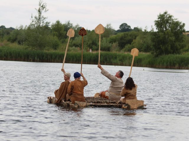 Successful launch of logboats
